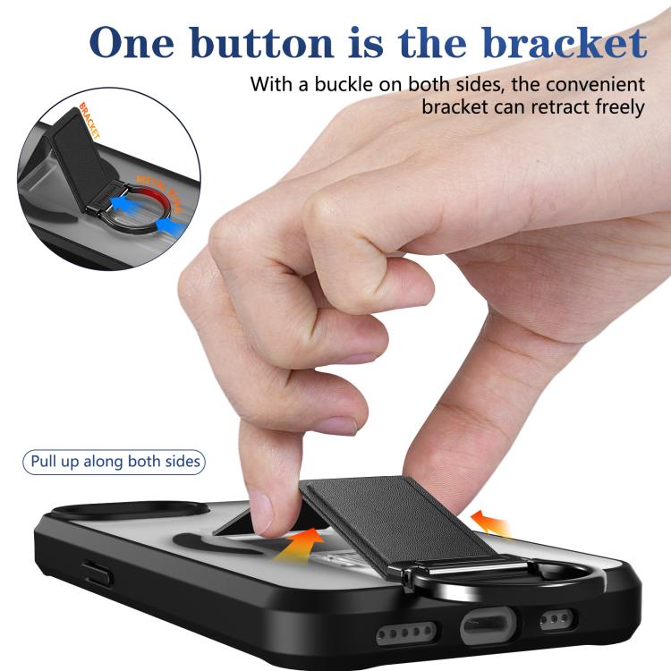 Custodia per telefono antiurto con anello a D, delicata sulla pelle e con supporto magnetico., For iPhone 17e / 16e, For iPhone 17 Pro Max, For iPhone 17 Pro, For iPhone 17