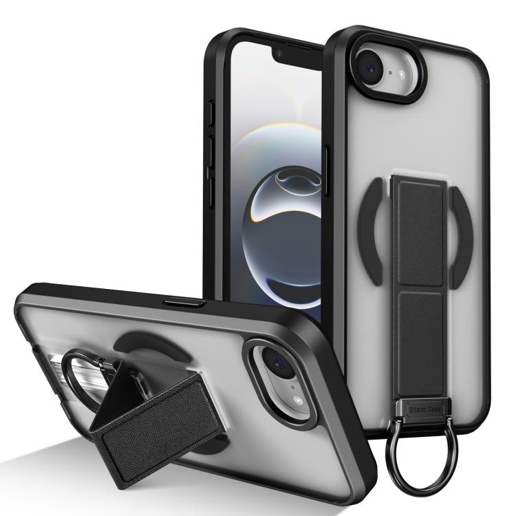 Custodia per telefono antiurto con anello a D, delicata sulla pelle e con supporto magnetico., For iPhone 17e / 16e, For iPhone 17 Pro Max, For iPhone 17 Pro, For iPhone 17