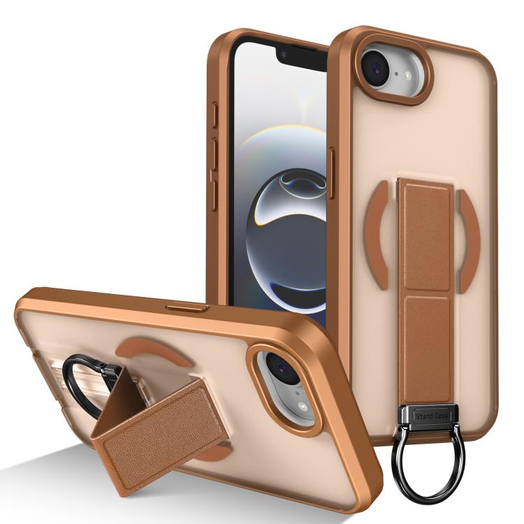 Custodia per telefono antiurto con anello a D, delicata sulla pelle e con supporto magnetico., For iPhone 17e / 16e, For iPhone 17 Pro Max, For iPhone 17 Pro, For iPhone 17