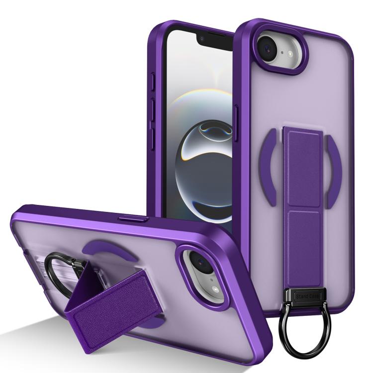 Custodia per telefono antiurto con anello a D, delicata sulla pelle e con supporto magnetico., For iPhone 17e / 16e, For iPhone 17 Pro Max, For iPhone 17 Pro, For iPhone 17