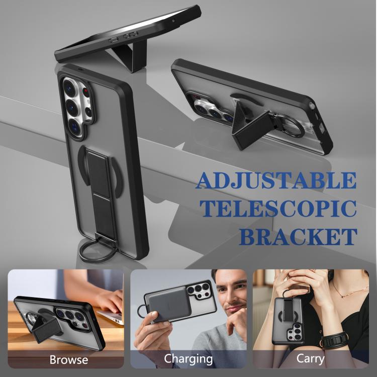 Custodia per telefono antiurto con anello a D, delicata sulla pelle e con supporto magnetico., For Samsung Galaxy S26 Ultra 5G, For Samsung Galaxy S25 5G, For Samsung Galaxy S25+ 5G, For Samsung Galaxy S25 Ultra 5G