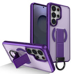 Custodia per telefono antiurto con anello a D, delicata sulla pelle e con supporto magnetico., For Samsung Galaxy S26 Ultra 5G, For Samsung Galaxy S25 5G, For Samsung Galaxy S25+ 5G, For Samsung Galaxy S25 Ultra 5G
