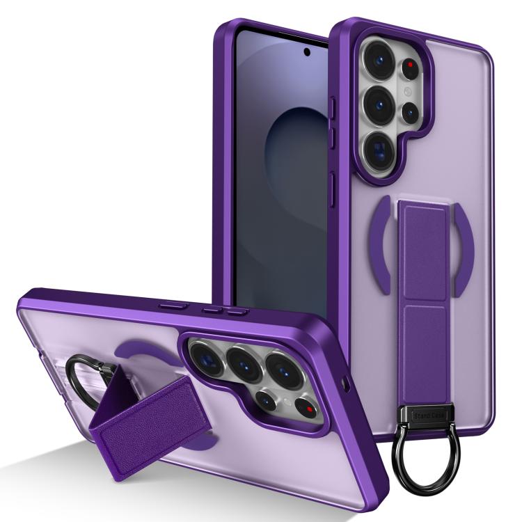 Custodia per telefono antiurto con anello a D, delicata sulla pelle e con supporto magnetico., For Samsung Galaxy S26 Ultra 5G, For Samsung Galaxy S25 5G, For Samsung Galaxy S25+ 5G, For Samsung Galaxy S25 Ultra 5G