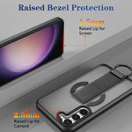Custodia per telefono antiurto con anello a D, delicata sulla pelle e con supporto magnetico., For Samsung Galaxy S23+ 5G, For Samsung Galaxy S23 5G