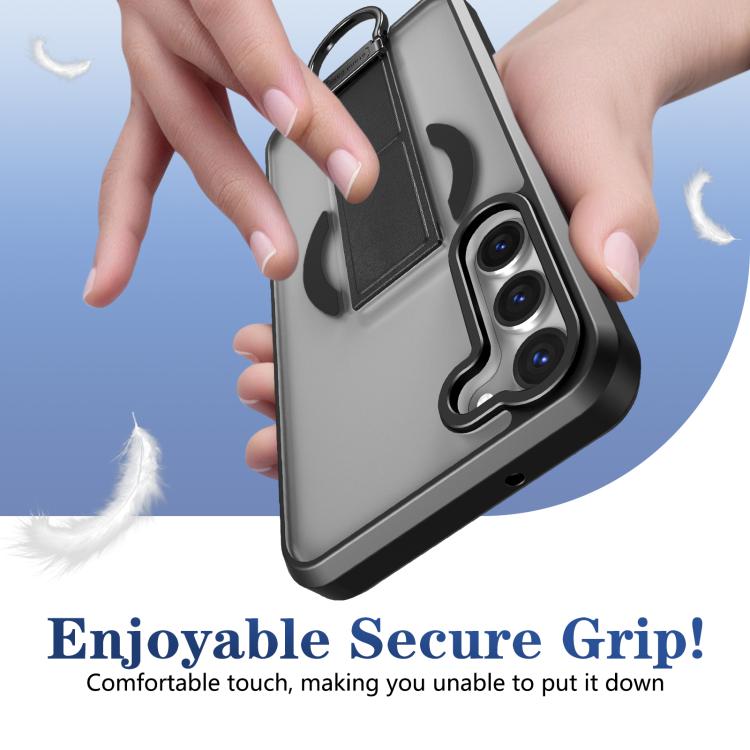 Custodia per telefono antiurto con anello a D, delicata sulla pelle e con supporto magnetico., For Samsung Galaxy S23+ 5G, For Samsung Galaxy S23 5G