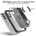 Custodia per telefono antiurto con anello a D, delicata sulla pelle e con supporto magnetico., For Samsung Galaxy S23+ 5G, For Samsung Galaxy S23 5G