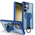 Custodia per telefono antiurto con anello a D, delicata sulla pelle e con supporto magnetico., For Samsung Galaxy S24 Ultra 5G, For Samsung Galaxy S24+ 5G, For Samsung Galaxy S24 5G, For Samsung Galaxy S23 Ultra 5G