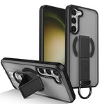 Custodia per telefono antiurto con anello a D, delicata sulla pelle e con supporto magnetico., For Samsung Galaxy S23+ 5G, For Samsung Galaxy S23 5G