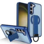 Custodia per telefono antiurto con anello a D, delicata sulla pelle e con supporto magnetico., For Samsung Galaxy S23+ 5G, For Samsung Galaxy S23 5G