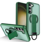 Custodia per telefono antiurto con anello a D, delicata sulla pelle e con supporto magnetico., For Samsung Galaxy S23+ 5G, For Samsung Galaxy S23 5G