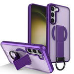 Custodia per telefono antiurto con anello a D, delicata sulla pelle e con supporto magnetico., For Samsung Galaxy S23+ 5G, For Samsung Galaxy S23 5G