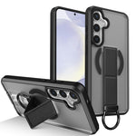 Custodia per telefono antiurto con anello a D, delicata sulla pelle e con supporto magnetico., For Samsung Galaxy S24 Ultra 5G, For Samsung Galaxy S24+ 5G, For Samsung Galaxy S24 5G, For Samsung Galaxy S23 Ultra 5G