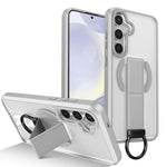 Custodia per telefono antiurto con anello a D, delicata sulla pelle e con supporto magnetico., For Samsung Galaxy S24 Ultra 5G, For Samsung Galaxy S24+ 5G, For Samsung Galaxy S24 5G, For Samsung Galaxy S23 Ultra 5G
