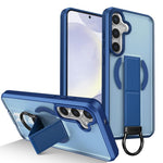 Custodia per telefono antiurto con anello a D, delicata sulla pelle e con supporto magnetico., For Samsung Galaxy S24 Ultra 5G, For Samsung Galaxy S24+ 5G, For Samsung Galaxy S24 5G, For Samsung Galaxy S23 Ultra 5G