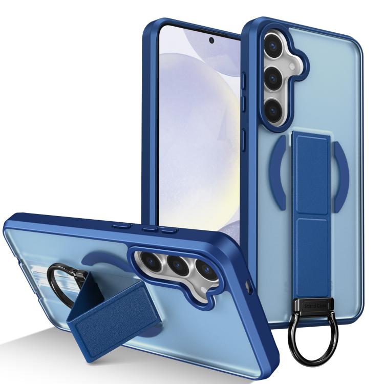 Custodia per telefono antiurto con anello a D, delicata sulla pelle e con supporto magnetico., For Samsung Galaxy S24 Ultra 5G, For Samsung Galaxy S24+ 5G, For Samsung Galaxy S24 5G, For Samsung Galaxy S23 Ultra 5G