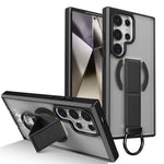 Custodia per telefono antiurto con anello a D, delicata sulla pelle e con supporto magnetico., For Samsung Galaxy S24 Ultra 5G, For Samsung Galaxy S24+ 5G, For Samsung Galaxy S24 5G, For Samsung Galaxy S23 Ultra 5G
