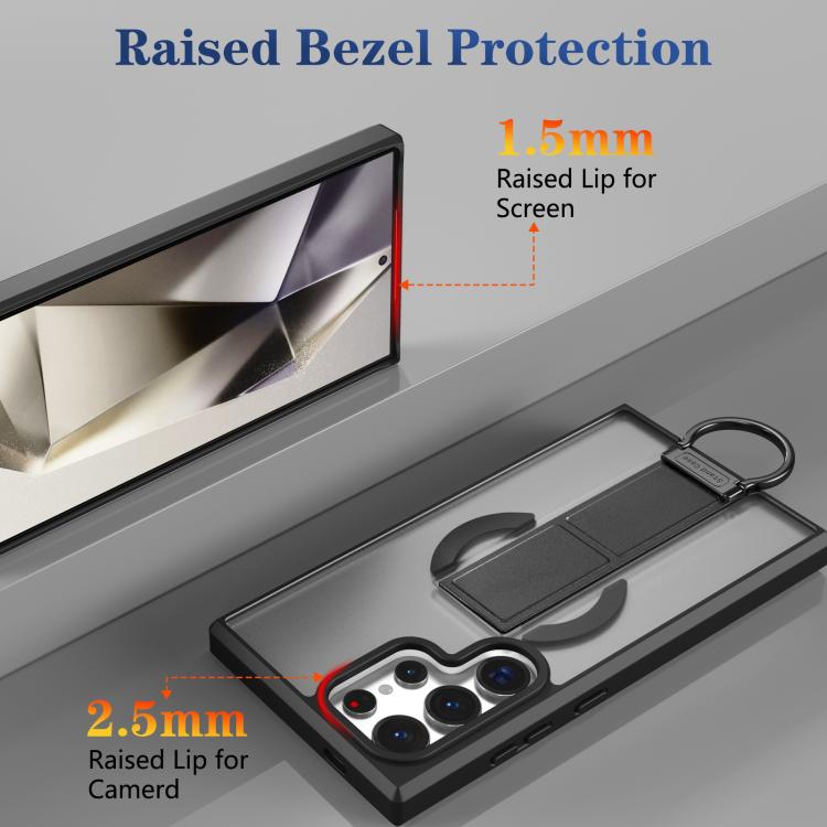 Custodia per telefono antiurto con anello a D, delicata sulla pelle e con supporto magnetico., For Samsung Galaxy S24 Ultra 5G, For Samsung Galaxy S24+ 5G, For Samsung Galaxy S24 5G, For Samsung Galaxy S23 Ultra 5G