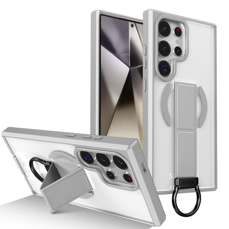 Custodia per telefono antiurto con anello a D, delicata sulla pelle e con supporto magnetico., For Samsung Galaxy S24 Ultra 5G, For Samsung Galaxy S24+ 5G, For Samsung Galaxy S24 5G, For Samsung Galaxy S23 Ultra 5G