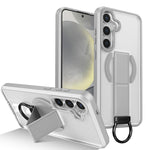 Custodia per telefono antiurto con anello a D, delicata sulla pelle e con supporto magnetico., For Samsung Galaxy S24 Ultra 5G, For Samsung Galaxy S24+ 5G, For Samsung Galaxy S24 5G, For Samsung Galaxy S23 Ultra 5G