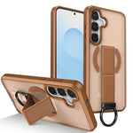 Custodia per telefono antiurto con anello a D, delicata sulla pelle e con supporto magnetico., For Samsung Galaxy S26 Ultra 5G, For Samsung Galaxy S25 5G, For Samsung Galaxy S25+ 5G, For Samsung Galaxy S25 Ultra 5G