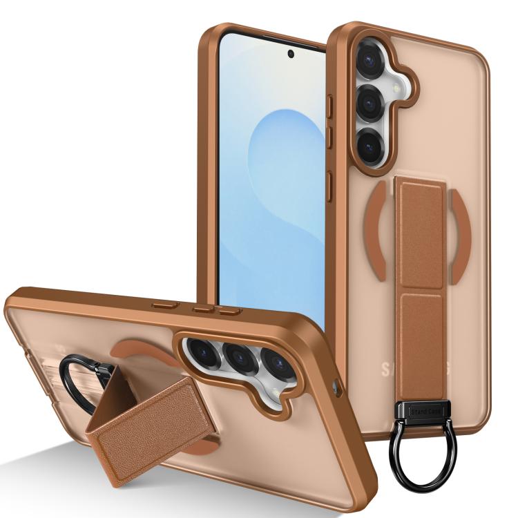 Custodia per telefono antiurto con anello a D, delicata sulla pelle e con supporto magnetico., For Samsung Galaxy S26 Ultra 5G, For Samsung Galaxy S25 5G, For Samsung Galaxy S25+ 5G, For Samsung Galaxy S25 Ultra 5G