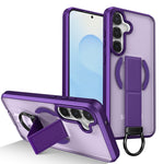 Custodia per telefono antiurto con anello a D, delicata sulla pelle e con supporto magnetico., For Samsung Galaxy S26 Ultra 5G, For Samsung Galaxy S25 5G, For Samsung Galaxy S25+ 5G, For Samsung Galaxy S25 Ultra 5G