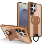 Custodia per telefono antiurto con anello a D, delicata sulla pelle e con supporto magnetico., For Samsung Galaxy S26 Ultra 5G, For Samsung Galaxy S25 5G, For Samsung Galaxy S25+ 5G, For Samsung Galaxy S25 Ultra 5G