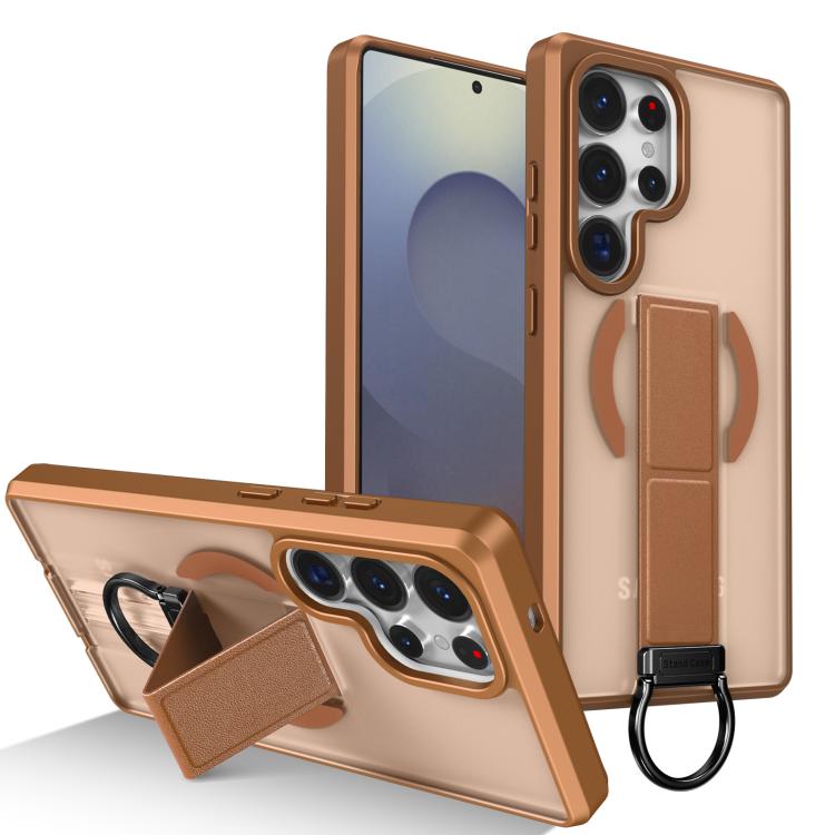 Custodia per telefono antiurto con anello a D, delicata sulla pelle e con supporto magnetico., For Samsung Galaxy S26 Ultra 5G, For Samsung Galaxy S25 5G, For Samsung Galaxy S25+ 5G, For Samsung Galaxy S25 Ultra 5G
