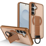 Custodia per telefono antiurto con anello a D, delicata sulla pelle e con supporto magnetico., For Samsung Galaxy S26 Ultra 5G, For Samsung Galaxy S25 5G, For Samsung Galaxy S25+ 5G, For Samsung Galaxy S25 Ultra 5G