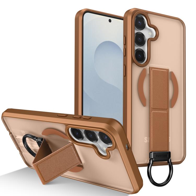 Custodia per telefono antiurto con anello a D, delicata sulla pelle e con supporto magnetico., For Samsung Galaxy S26 Ultra 5G, For Samsung Galaxy S25 5G, For Samsung Galaxy S25+ 5G, For Samsung Galaxy S25 Ultra 5G