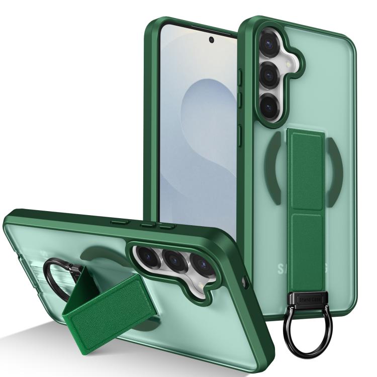 Custodia per telefono antiurto con anello a D, delicata sulla pelle e con supporto magnetico., For Samsung Galaxy S26 Ultra 5G, For Samsung Galaxy S25 5G, For Samsung Galaxy S25+ 5G, For Samsung Galaxy S25 Ultra 5G