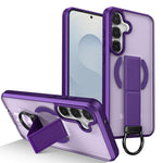 Custodia per telefono antiurto con anello a D, delicata sulla pelle e con supporto magnetico., For Samsung Galaxy S26 Ultra 5G, For Samsung Galaxy S25 5G, For Samsung Galaxy S25+ 5G, For Samsung Galaxy S25 Ultra 5G
