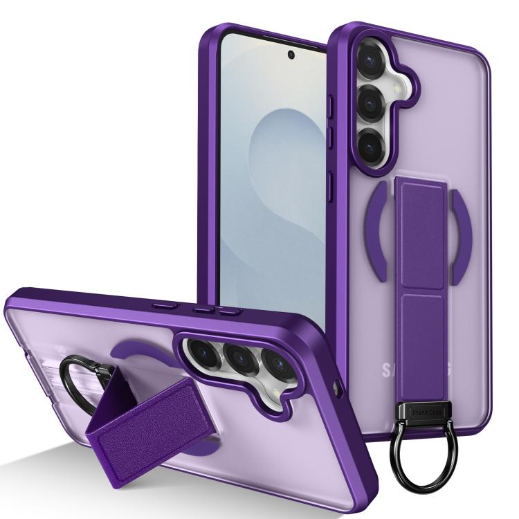 Custodia per telefono antiurto con anello a D, delicata sulla pelle e con supporto magnetico., For Samsung Galaxy S26 Ultra 5G, For Samsung Galaxy S25 5G, For Samsung Galaxy S25+ 5G, For Samsung Galaxy S25 Ultra 5G
