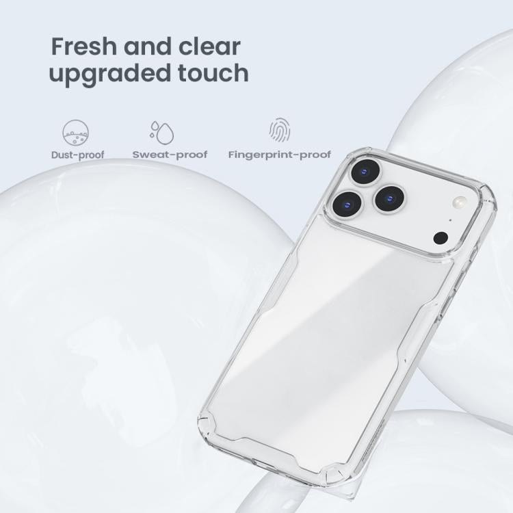 Custodia per telefono NILLKIN Ultra Clear in PC + TPU, For iPhone 17 Pro Max, For iPhone 17 Pro, For iPhone 17, For iPhone Air