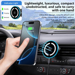 Supporto magnetico auto con caricabatterie wireless Qi 15W