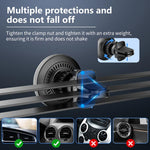 Supporto magnetico auto con caricabatterie wireless Qi 15W