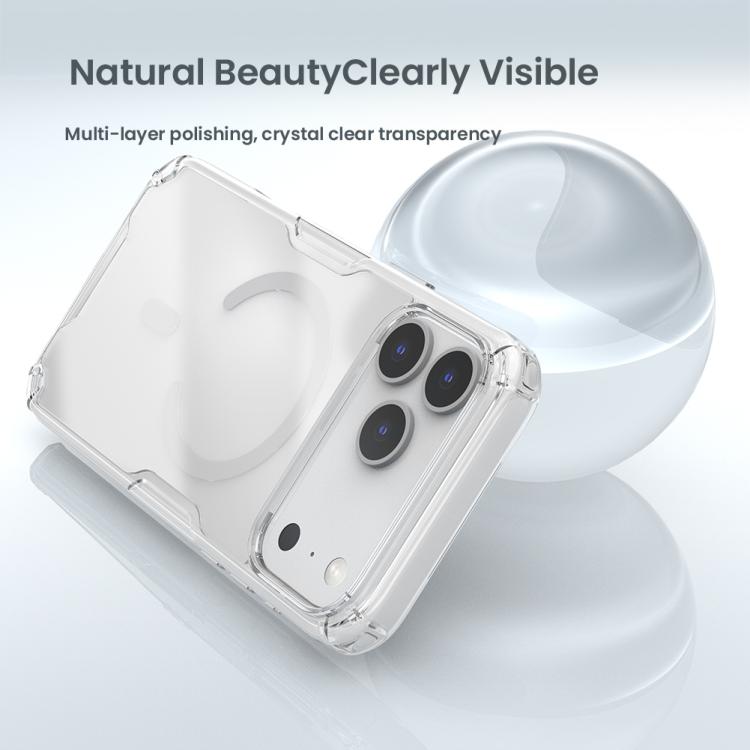 Custodia per telefono NILLKIN Ultra Clear Magsafe in PC + TPU, For iPhone 17 Pro Max, For iPhone 17 Pro, For iPhone 17, For iPhone Air
