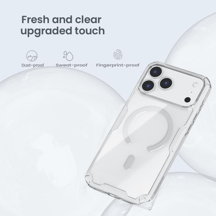 Custodia per telefono NILLKIN Ultra Clear Magsafe in PC + TPU, For iPhone 17 Pro Max, For iPhone 17 Pro, For iPhone 17, For iPhone Air