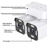 Telecamera WiFi a doppia lente da 3 MP con doppia funzione panoramica, inclinazione e rotazione., EU Plug, US Plug
