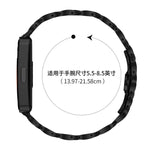 Cinturino per orologio sottile in acciaio inossidabile con fibbia a farfalla in metallo., For Huawei Band 11 / Band 11 Pro