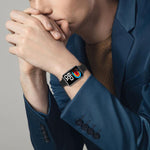 Cinturino per orologio in acciaio inossidabile con fibbia pieghevole a sette perline, For Huawei Band 11 / Band 11 Pro