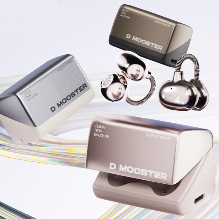 Auricolari Bluetooth D MOOSTER D95 OWS con cancellazione attiva del rumore (ENC) da indossare all'orecchio.
