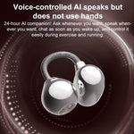 Auricolari Bluetooth D MOOSTER D95 OWS con cancellazione attiva del rumore (ENC) da indossare all'orecchio.