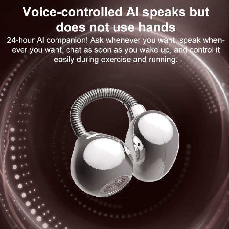 Auricolari Bluetooth D MOOSTER D95 OWS con cancellazione attiva del rumore (ENC) da indossare all'orecchio.