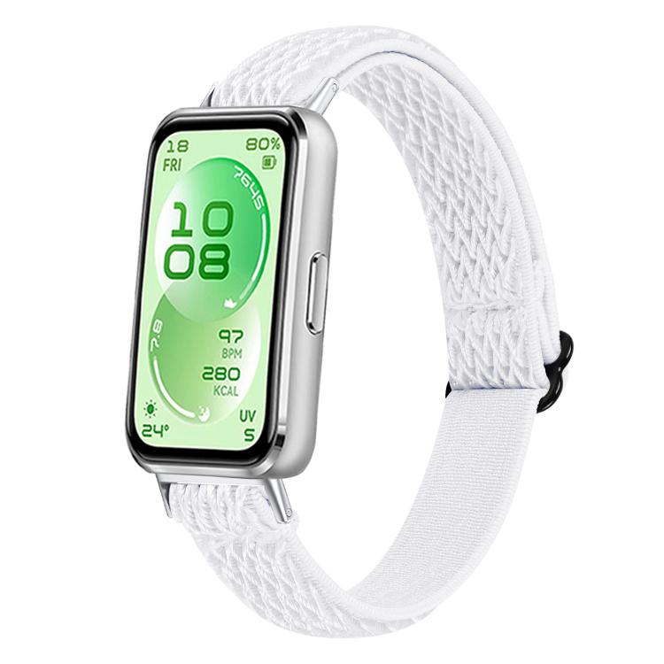 Cinturino per orologio in nylon intrecciato con fibbia a onda, For Huawei Band 11 / Band 11 Pro