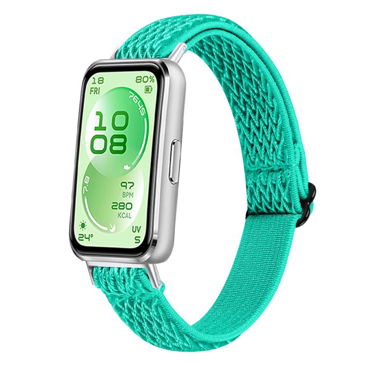 Cinturino per orologio in nylon intrecciato con fibbia a onda, For Huawei Band 11 / Band 11 Pro