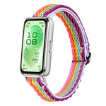 Cinturino per orologio in nylon intrecciato con fibbia a onda, For Huawei Band 11 / Band 11 Pro
