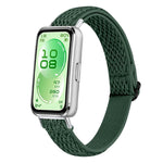 Cinturino per orologio in nylon intrecciato con fibbia a onda, For Huawei Band 11 / Band 11 Pro