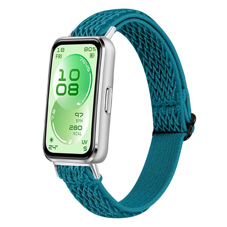 Cinturino per orologio in nylon intrecciato con fibbia a onda, For Huawei Band 11 / Band 11 Pro
