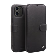 Custodia Magnetica in Pelle QIALINO per iPhone 12